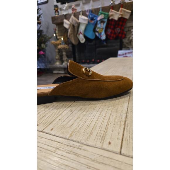 Steve Madden Women's Suede Mules Size 10 Brown Loafer Slip On Casual - Picture 9 of 11